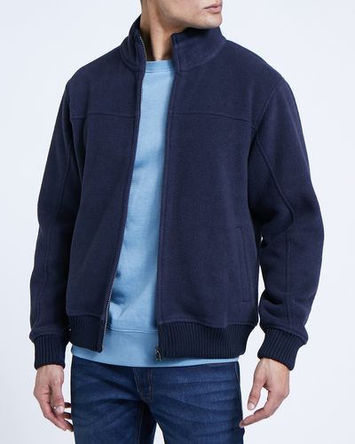 Regular Fit Sherpa Fleece Jacket